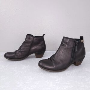PIKOLINOS Rotterdam Booties Side Zip Heeled Ankle Boots